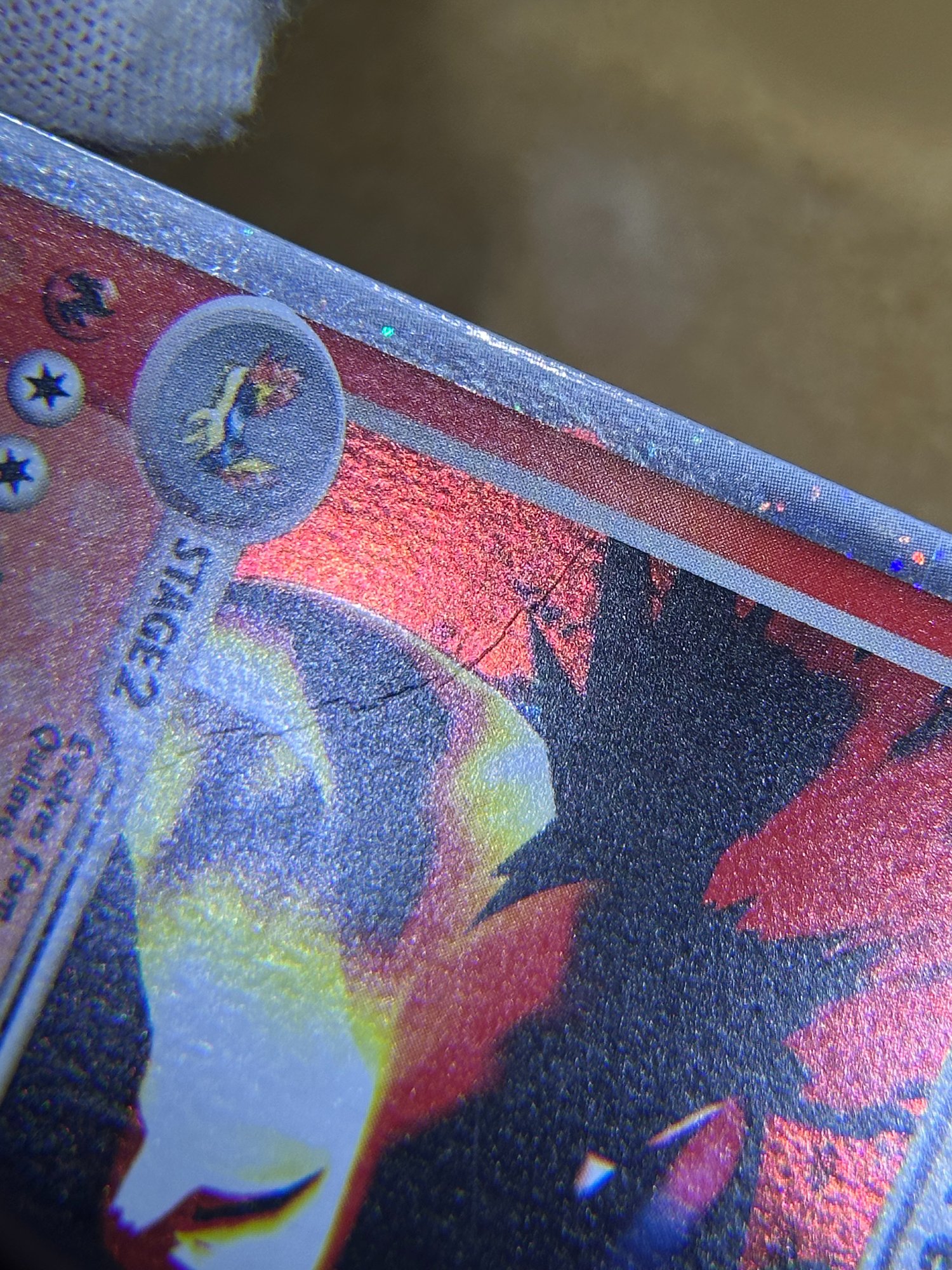 Card back before