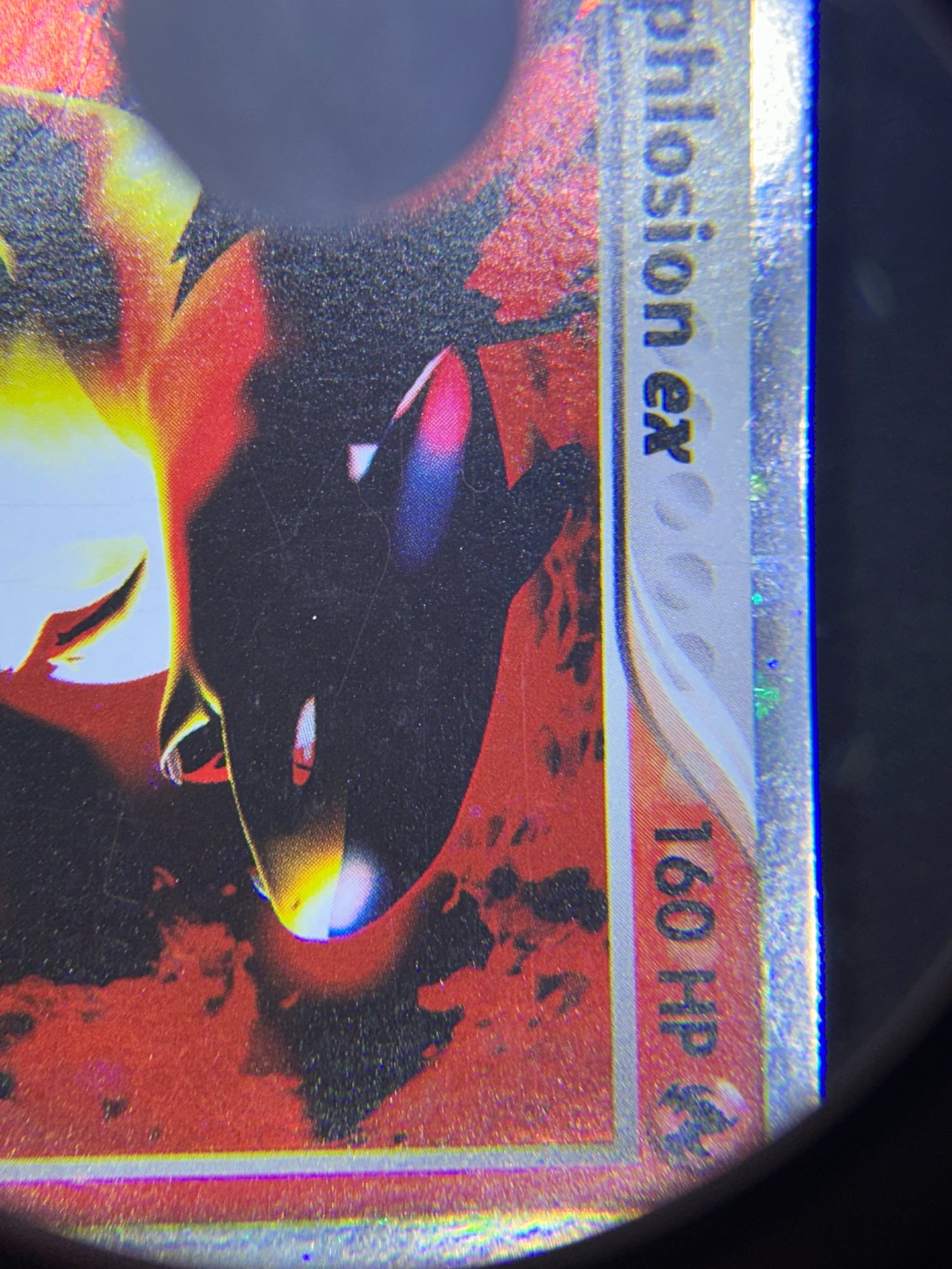 Typhlosion EX front after