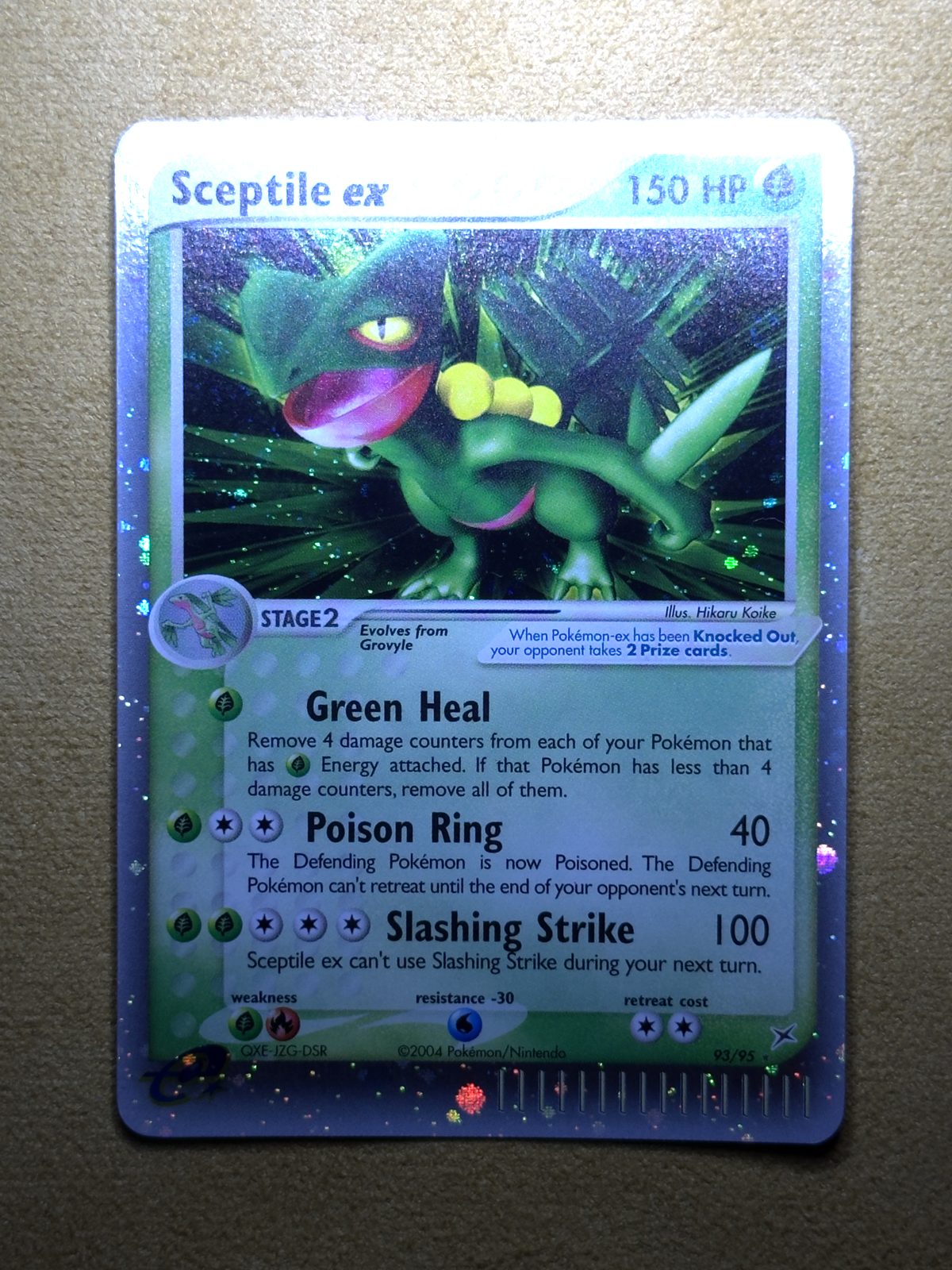 After Sceptile EX front full card